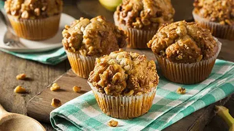 Muffin Pisang dan Selai Kacang